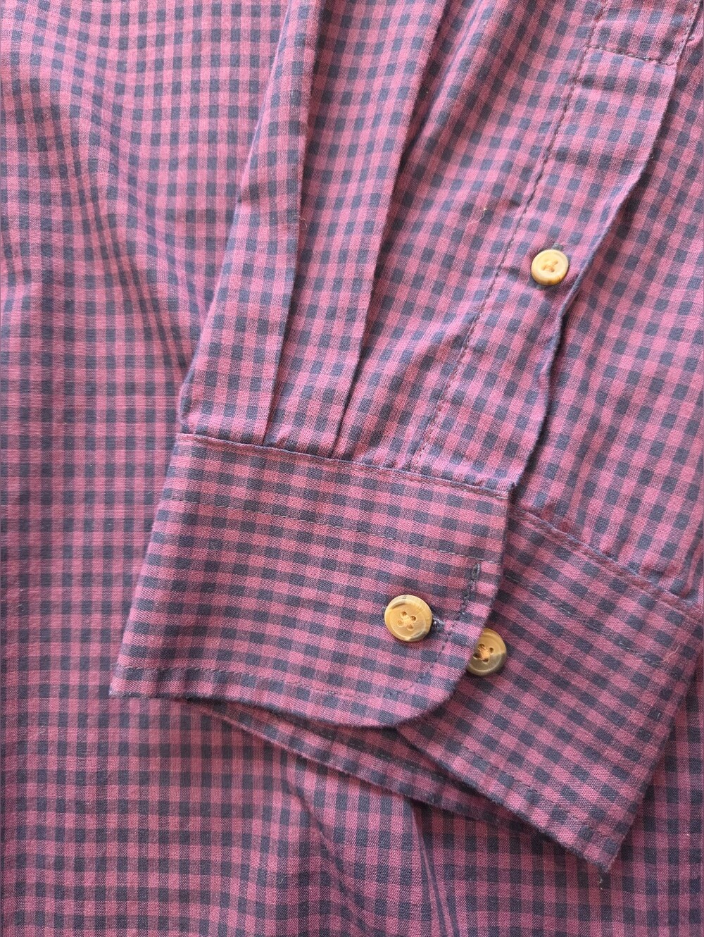 Harbor Bay Men’s Purple Plaid Button-Down Shirt - Picture 2 of 9